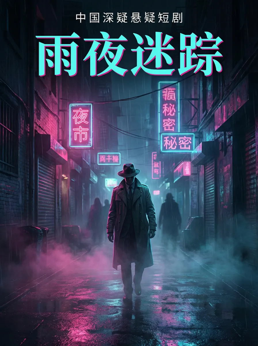 半藏森林不带套是什么梗 悬疑追踪短剧 - 雨夜迷踪海报