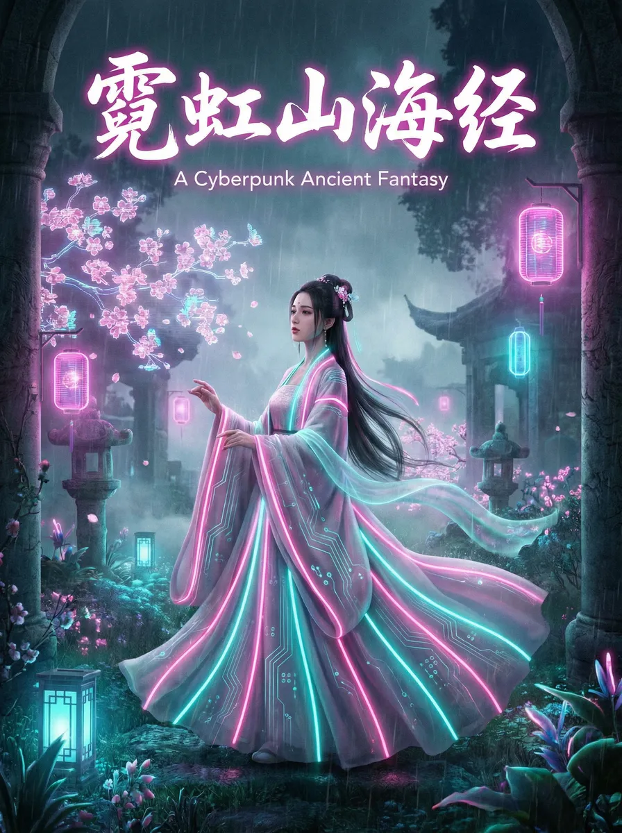 半藏森林不带套是什么梗 古风奇缘短剧 - 霓虹山海经海报