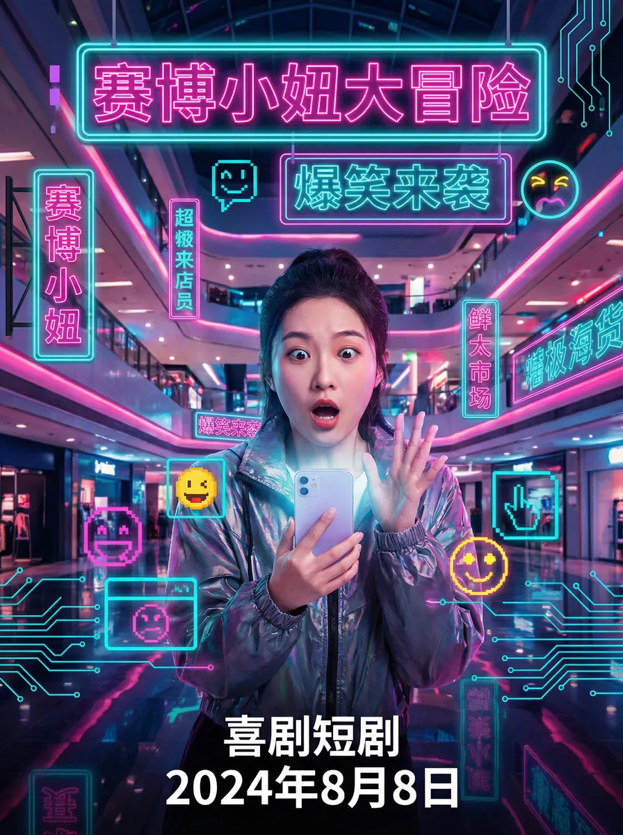 半藏森林不带套是什么梗 搞笑喜剧短剧 - 赛博小妞大冒险海报